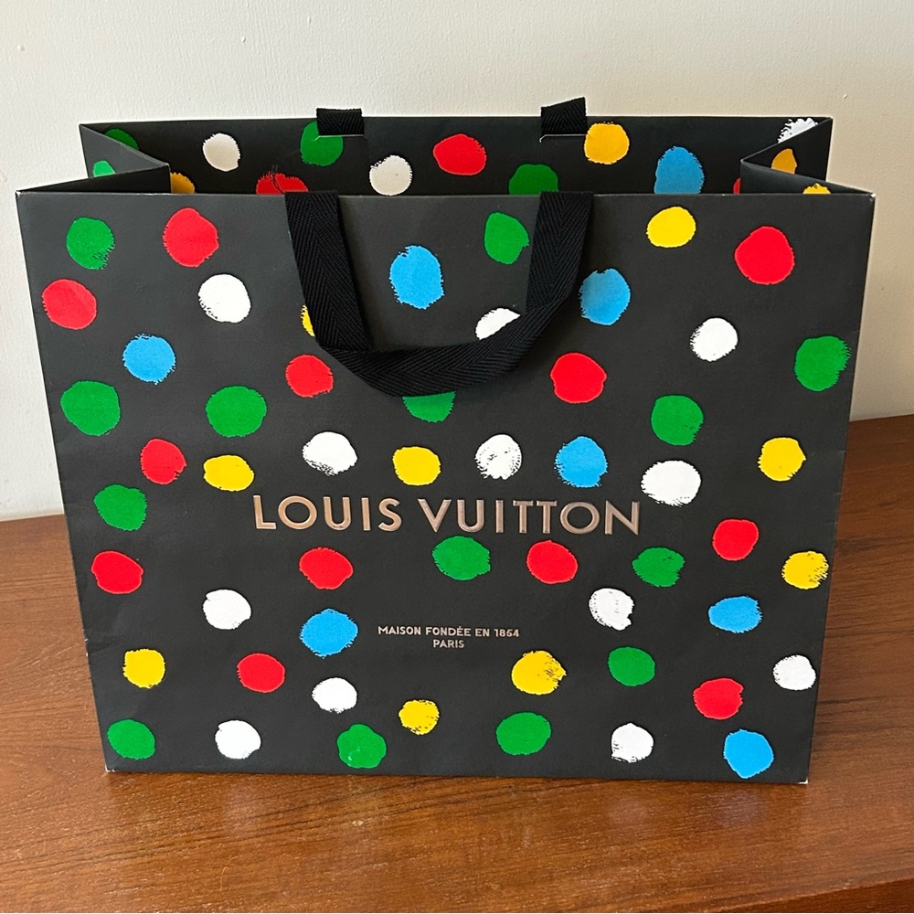 Louis Vuitton X Yayoi Kusama Infinity Dots Paper Shopper